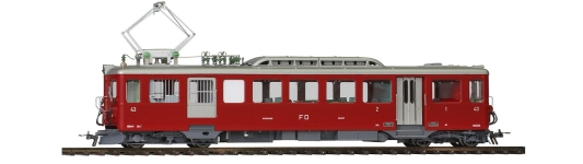 BEMO 1247215 - H0m - Gepäcktriebwagen ABDhe 2/4 45, FO, Ep. III-IV